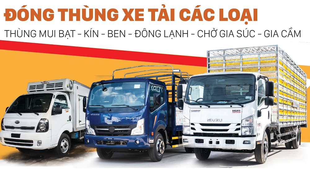 Thiết kế - Đóng thùng - Cải tạo xe tải