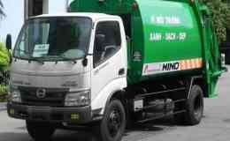 Xe chở rác Hino 6 khối cũ