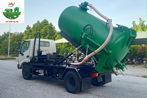 XE HÚT HẦM CẦU 3 KHỐI HINO