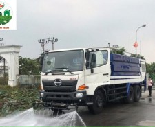 XE PHUN NƯỚC RỬA ĐƯỜNG, TƯỚI CÂY 13 KHỐI HINO